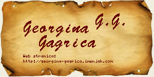 Georgina Gagrica vizit kartica